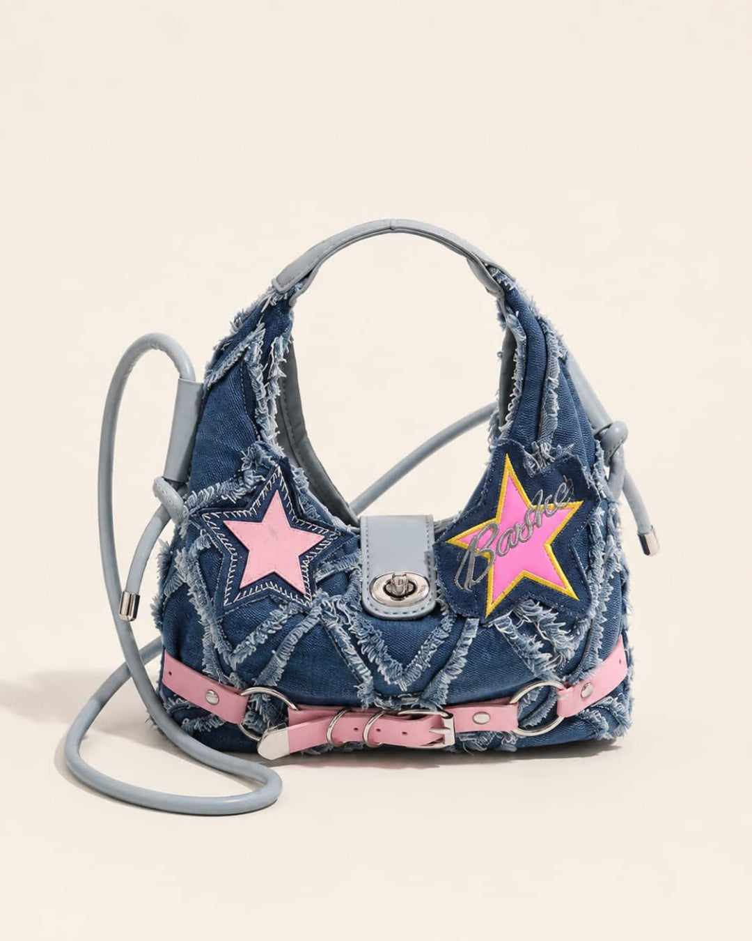 Itamoon Star Bag – Cute Kawaii Denim Mini Shoulder Bag