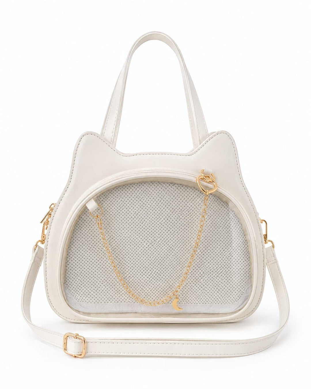 Itamoon Ita Bag – Cute Kawaii Cat Ear Clear Window Shoulder Bag