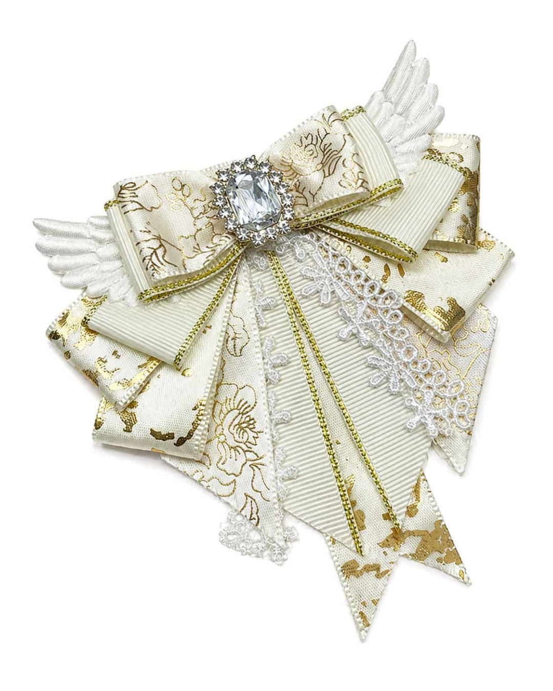 Itamoon Brooch – Angel Wing Ribbon Bow Ita Bag Pin