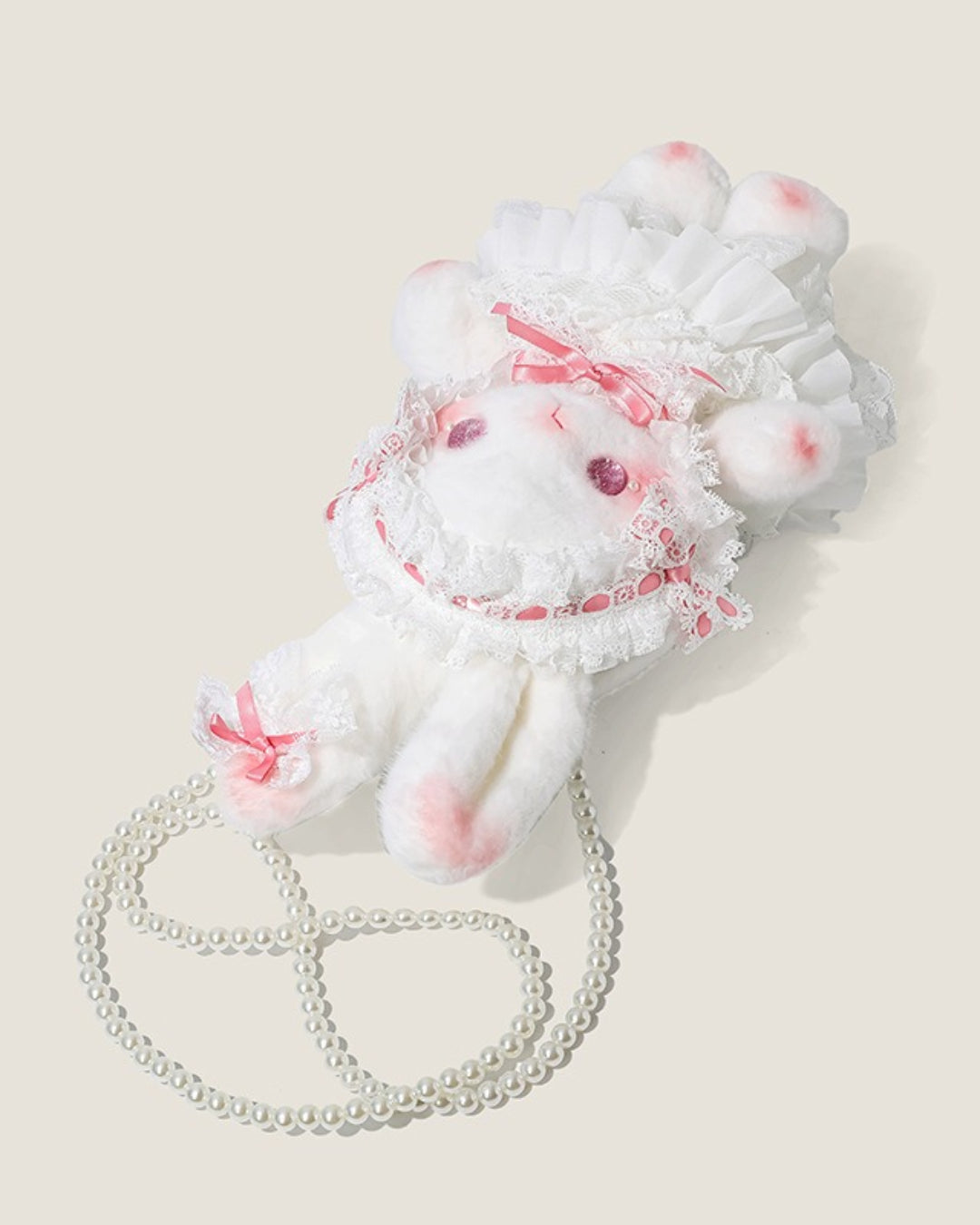 Itamoon Sweet Lolita Bunny Plush Crossbody Bag