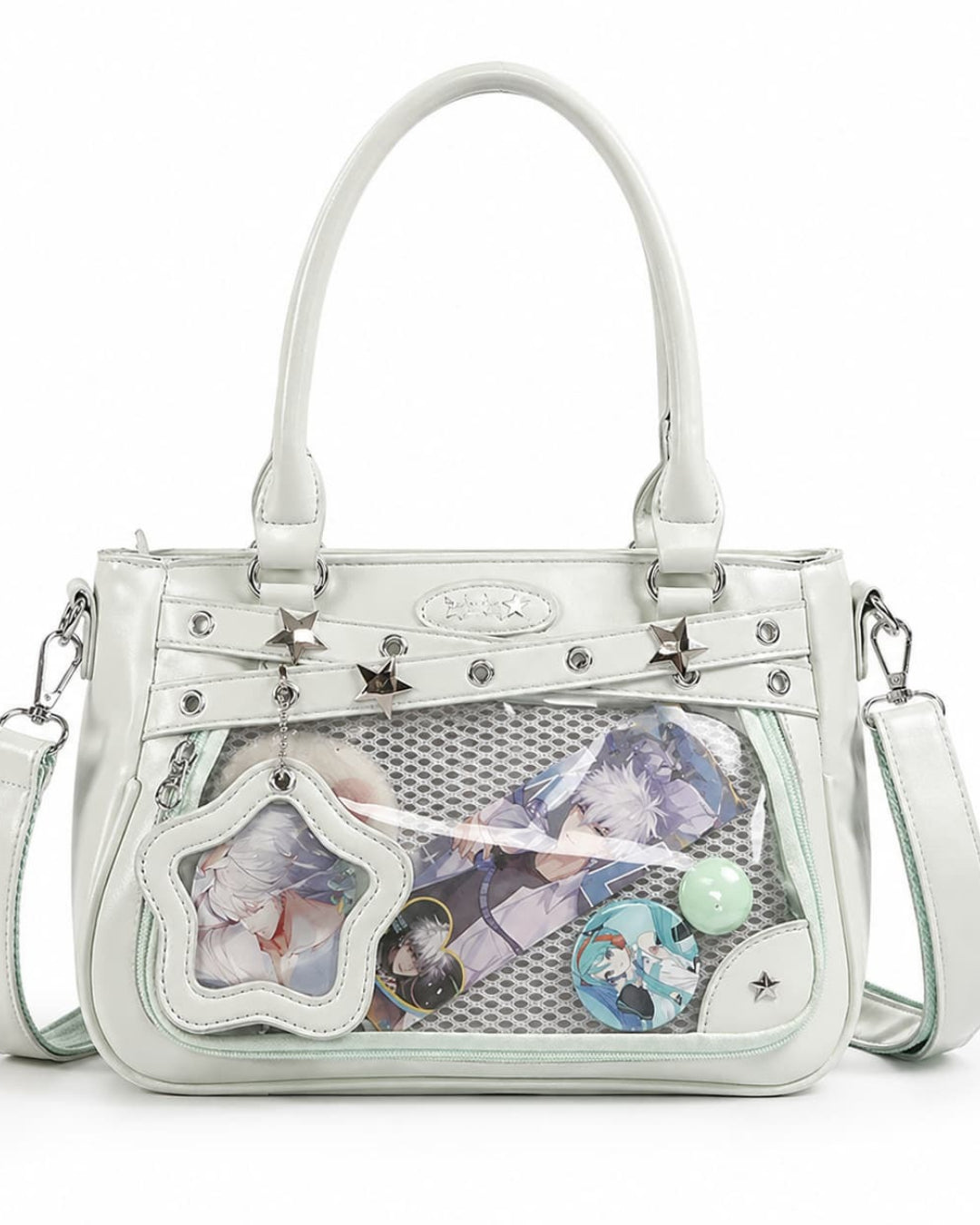 Itamoon Ita Bag – Cute Kawaii Clear Window Shoulder Tote Bag