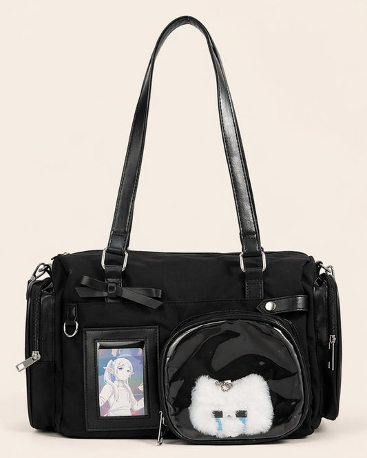Itamoon Kawaii Ita Bag Handbag with Clear Display Window