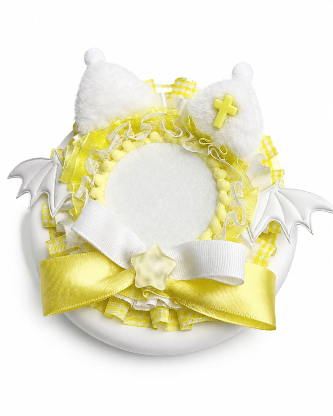 Itamoon Holder – Cat Wing 58–75mm Badge Rosette