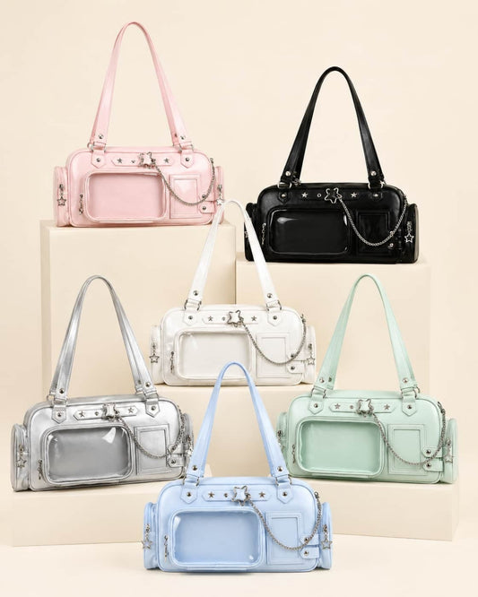 Itamoon Ita Bag – Cute Kawaii Star Pocket Boston Shoulder Bag