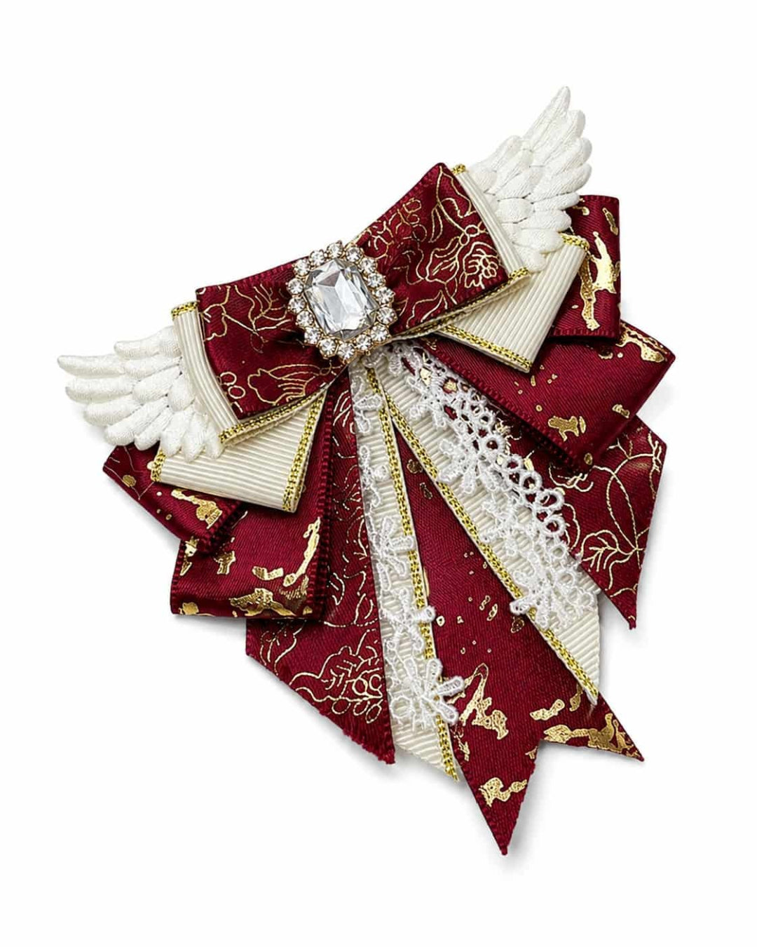 Itamoon Brooch – Angel Wing Ribbon Bow Ita Bag Pin