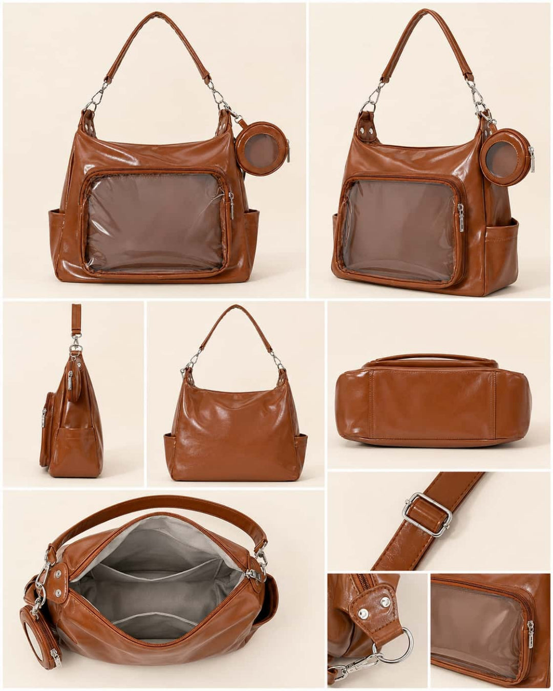 Itamoon Ita Bag – Cute Kawaii Glossy Clear Window Shoulder Bag