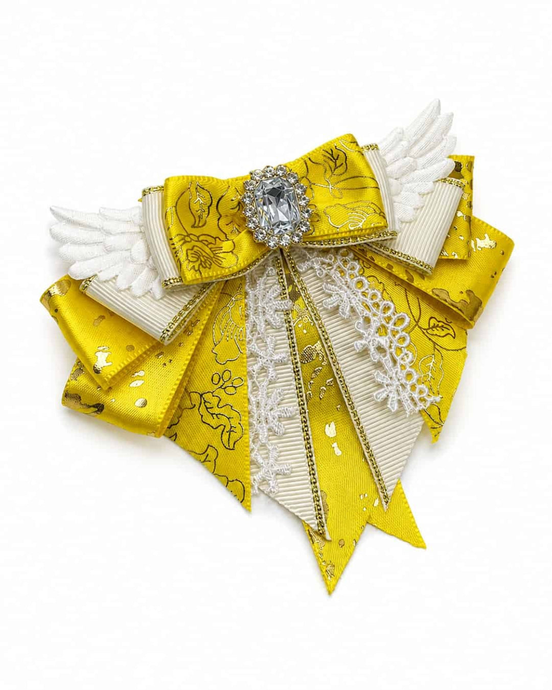 Itamoon Brooch – Angel Wing Ribbon Bow Ita Bag Pin