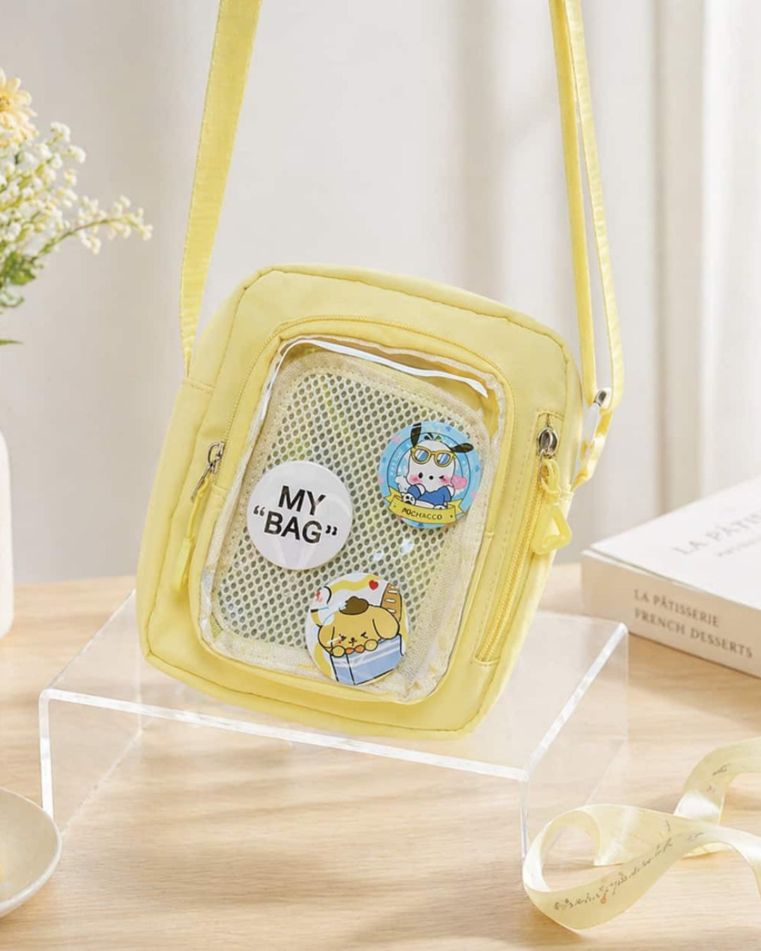 Itamoon Mini Kawaii Ita Bag – Cute Clear Window Crossbody Bag