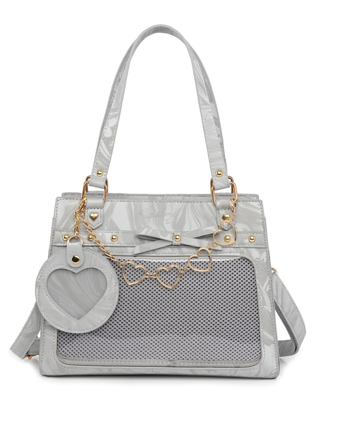 Itamoon Elegant Heart Chain Tote Ita Bag