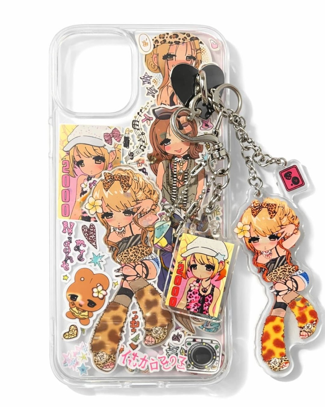 GyaruLab 3D Shibuya Decora Sticker Phone Cases - GyaruLab