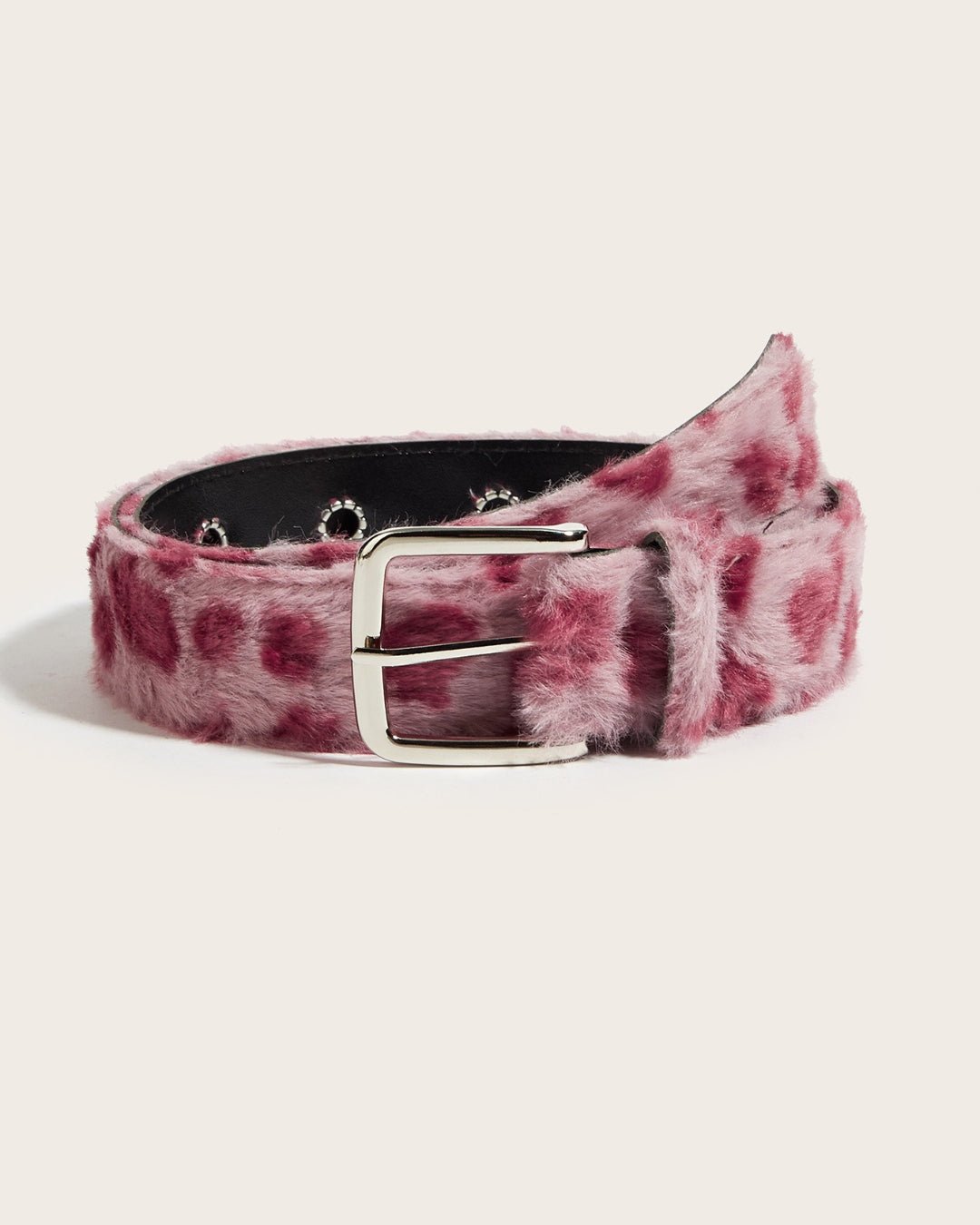GyaruLab Agejo Fuzzy Leopard Waist Belt - GyaruLab