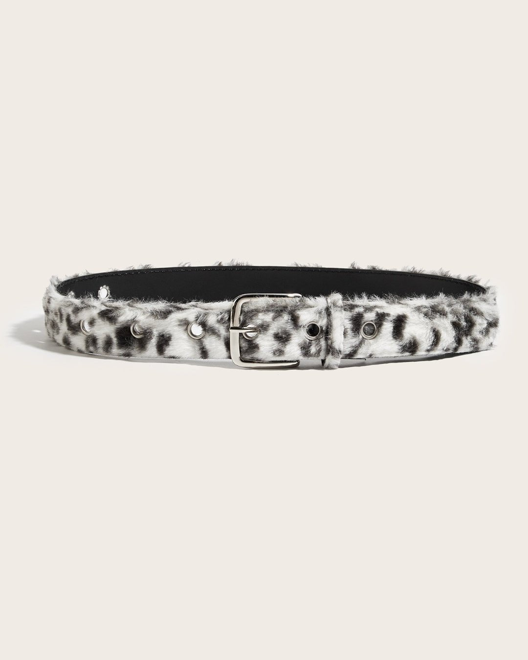 GyaruLab Agejo Fuzzy Leopard Waist Belt - GyaruLab