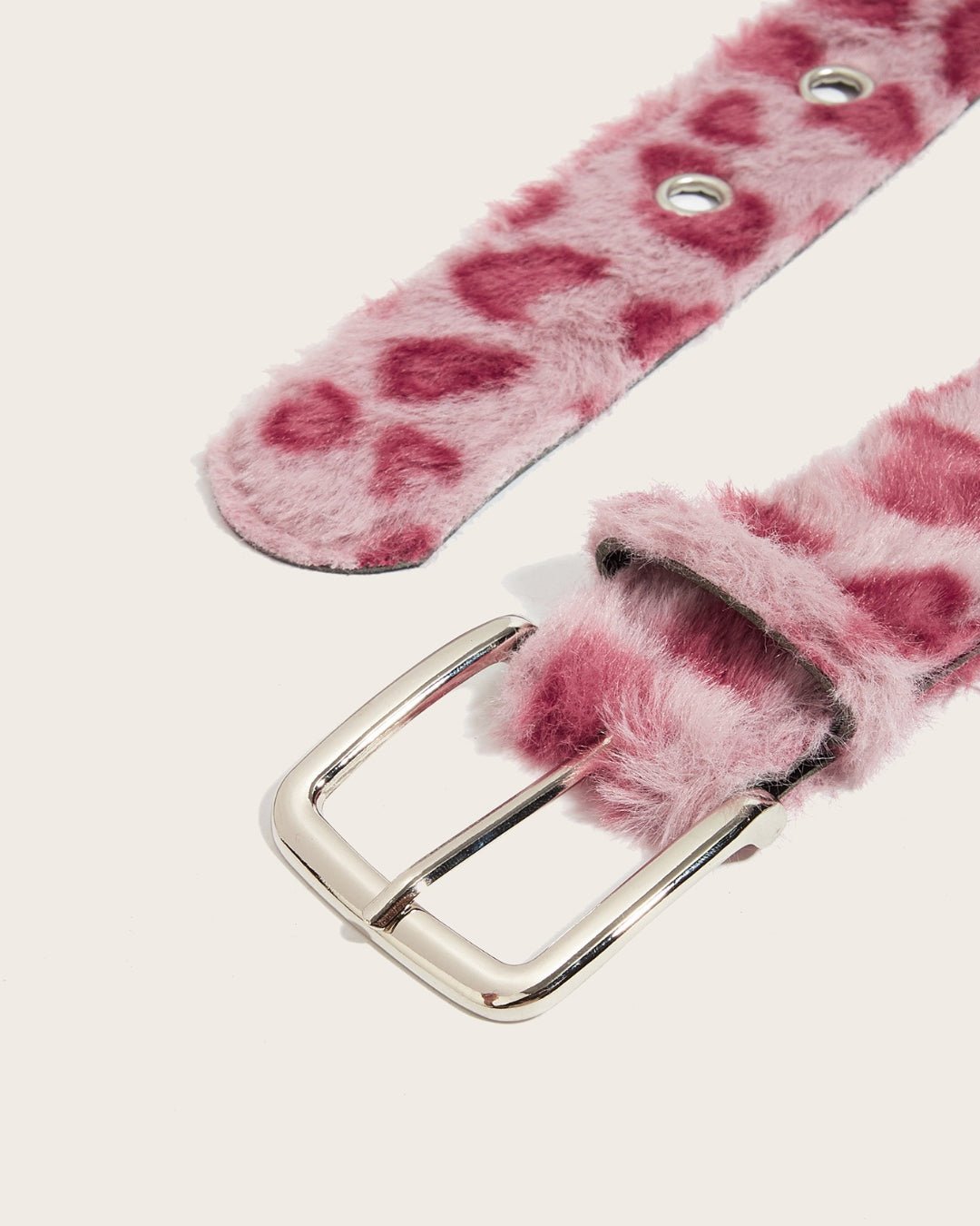 GyaruLab Agejo Fuzzy Leopard Waist Belt - GyaruLab