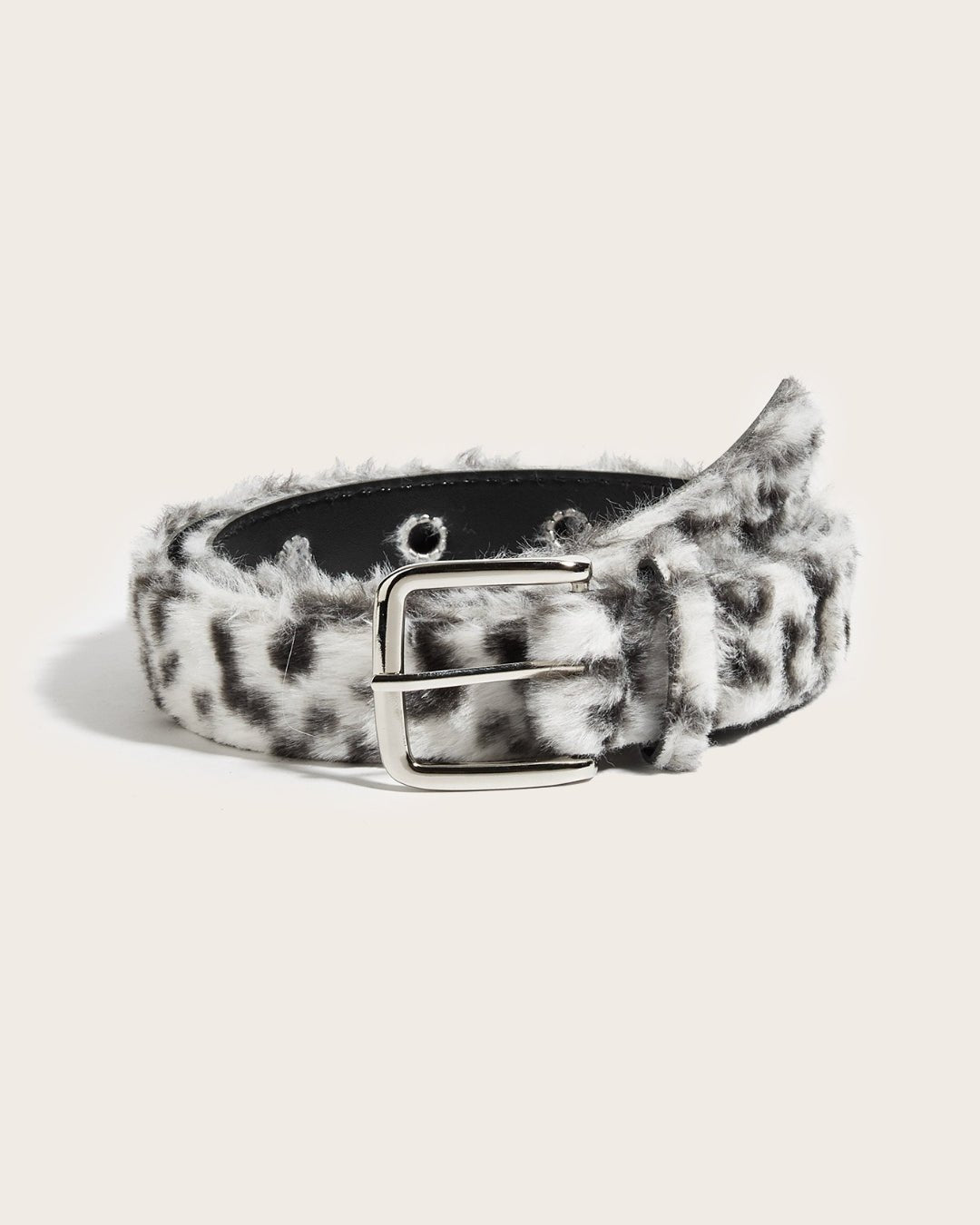 GyaruLab Agejo Fuzzy Leopard Waist Belt - GyaruLab