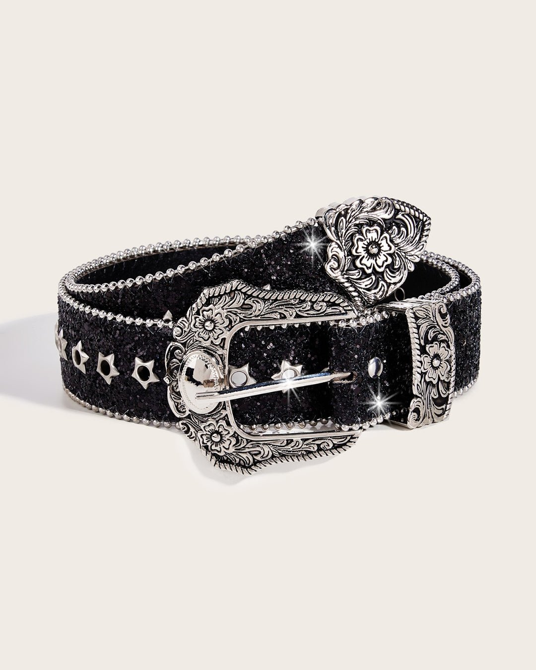 GyaruLab Agejo Glitter Western Star Belt - GyaruLab