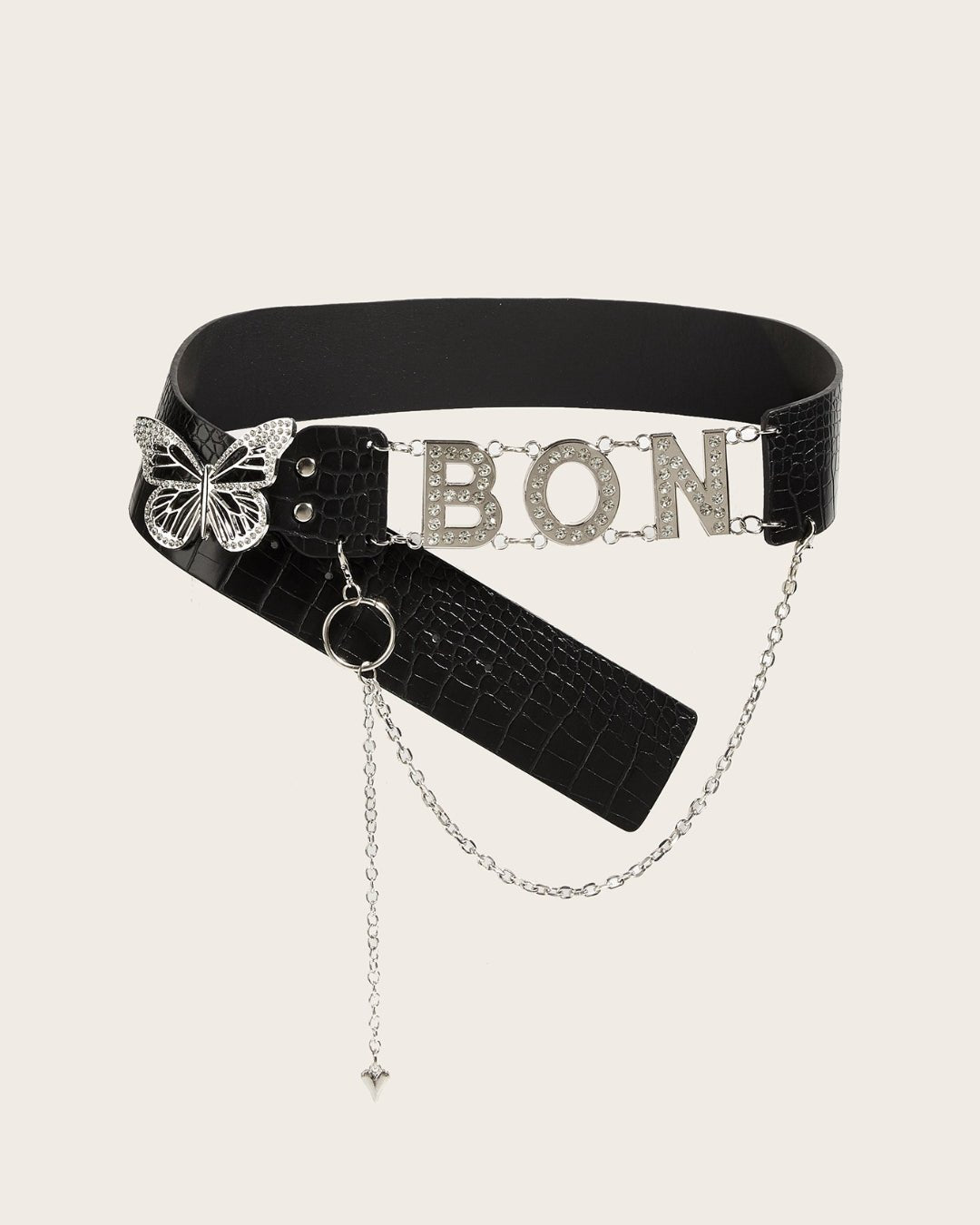 GyaruLab Agejo Rokku Butterfly Logo Chain Belt - GyaruLab