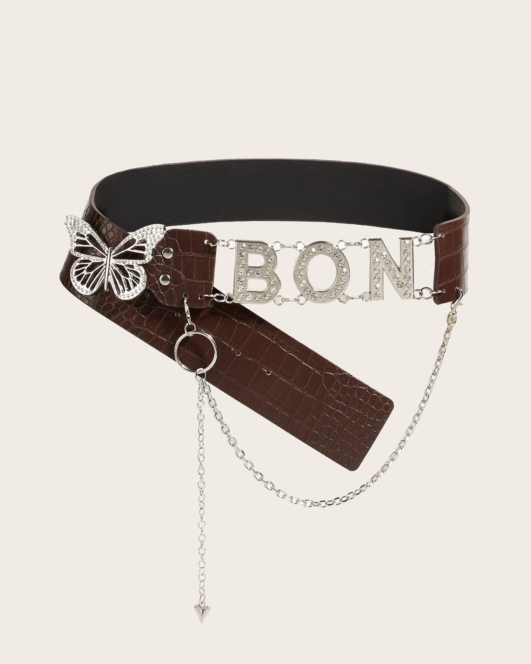 GyaruLab Agejo Rokku Butterfly Logo Chain Belt - GyaruLab