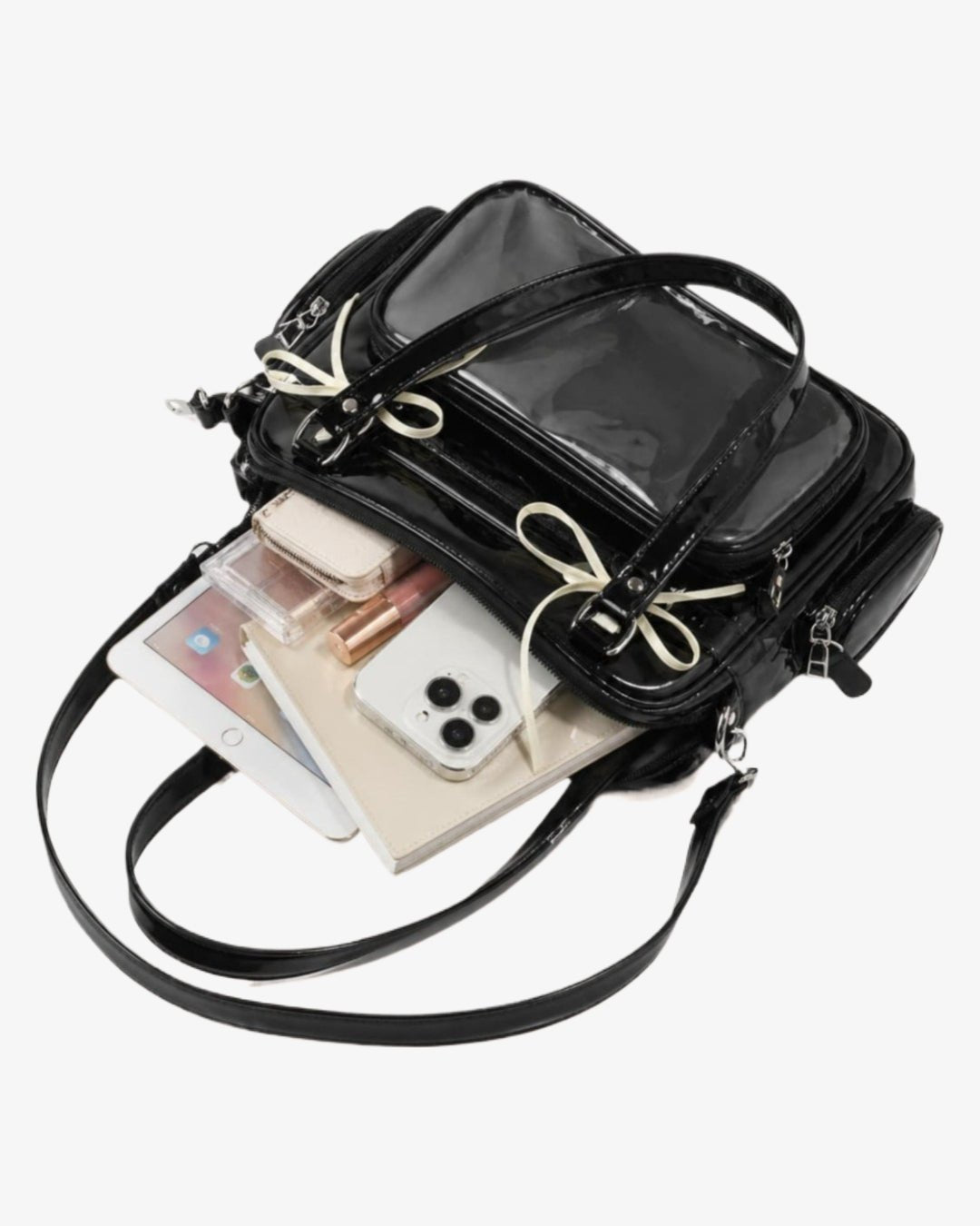 GyaruLab Bow Clear Window Shoulder Bag - GyaruLab