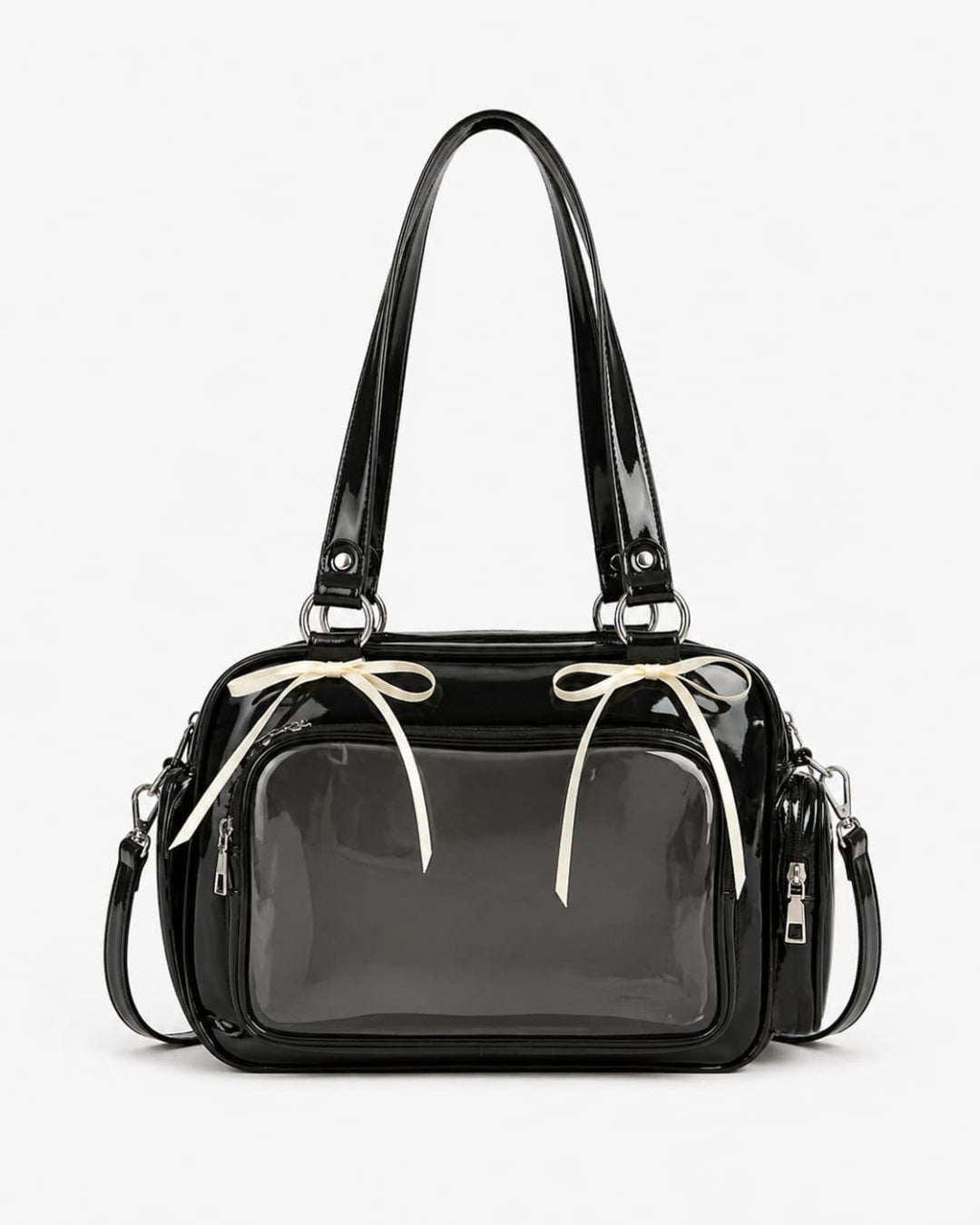 GyaruLab Bow Clear Window Shoulder Bag - GyaruLab