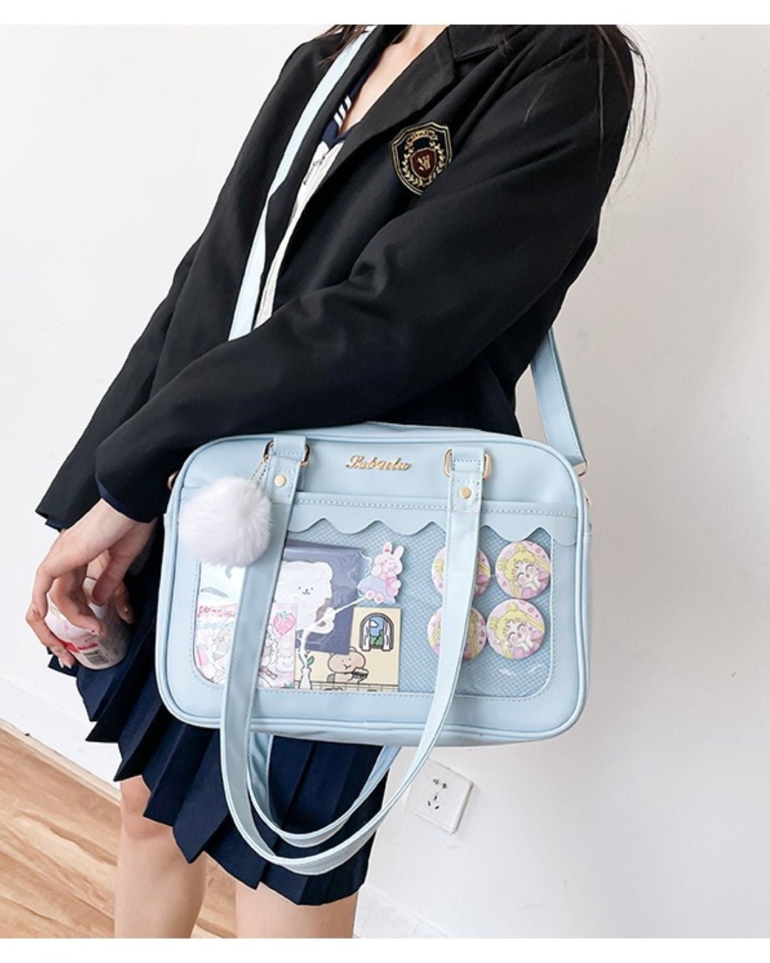 GyaruLab Clear Window School Shoulder Ba - GyaruLab