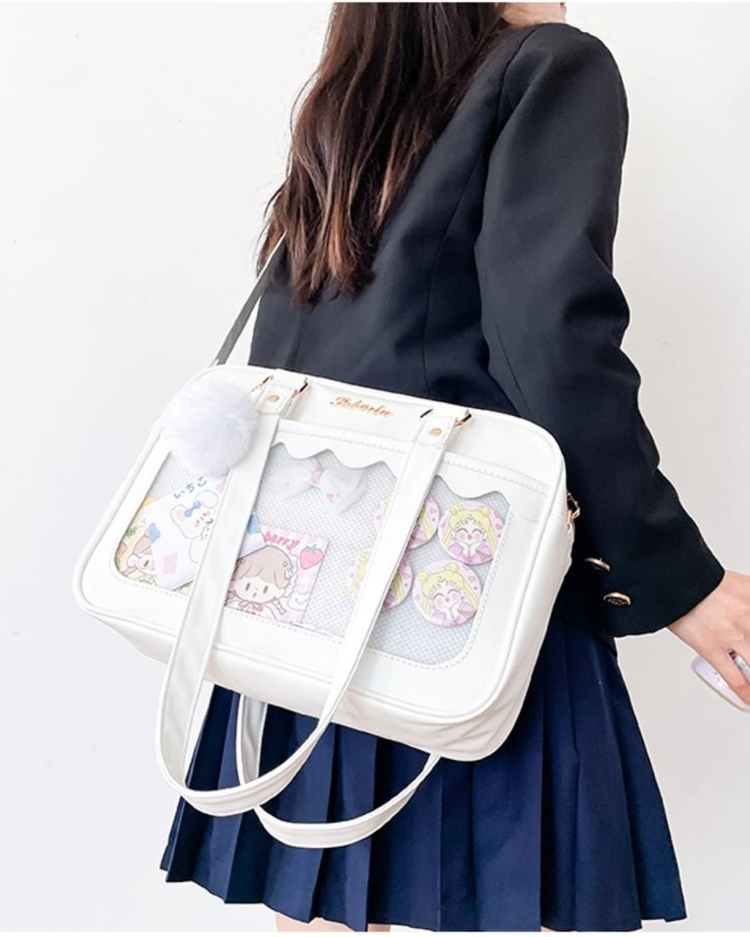 GyaruLab Clear Window School Shoulder Ba - GyaruLab