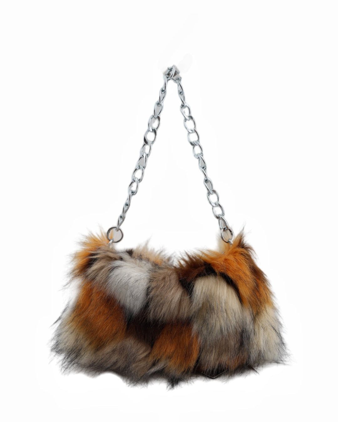GyaruLab Faux Fur Leopard Shoulder Bag - GyaruLab