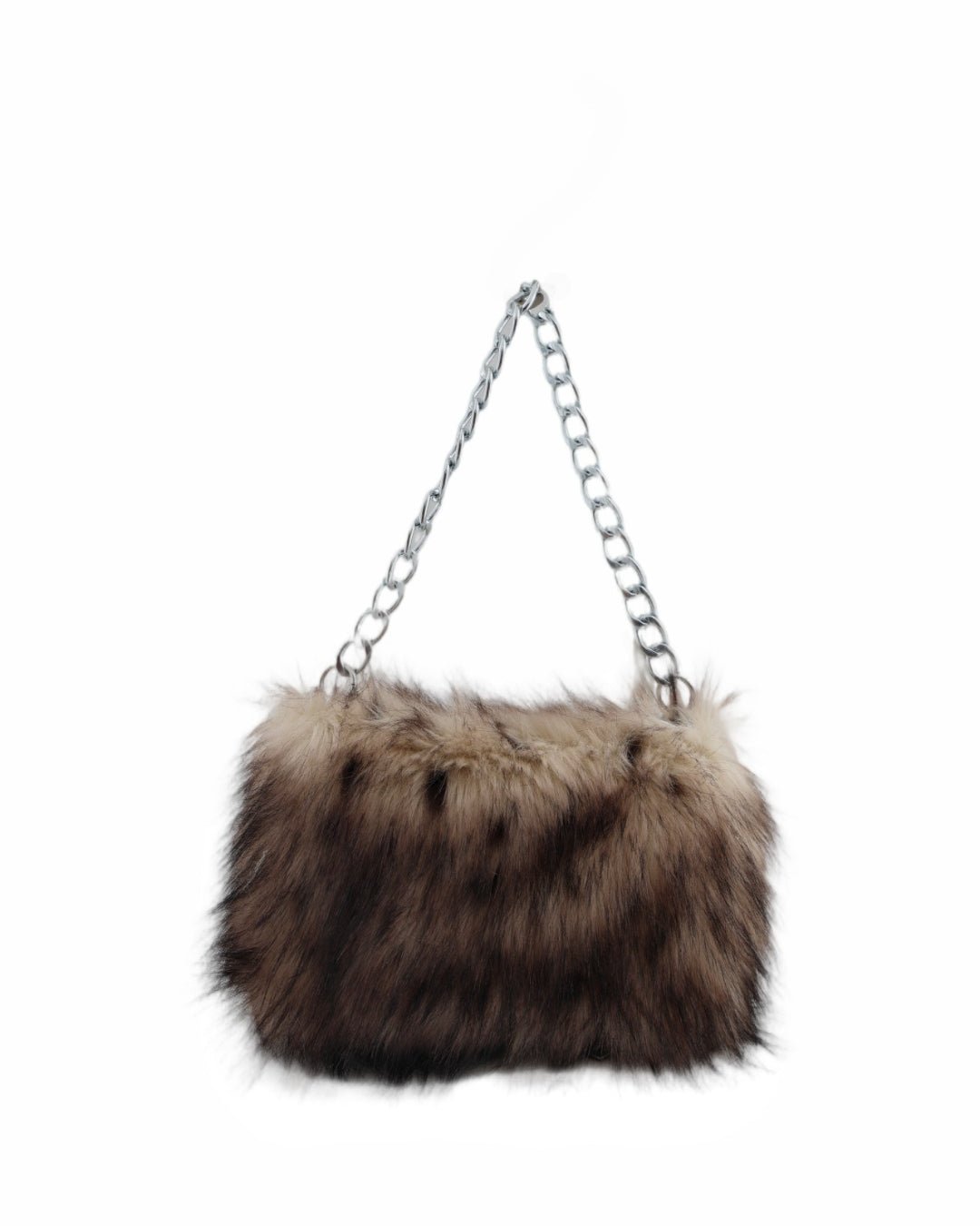 GyaruLab Faux Fur Leopard Shoulder Bag - GyaruLab