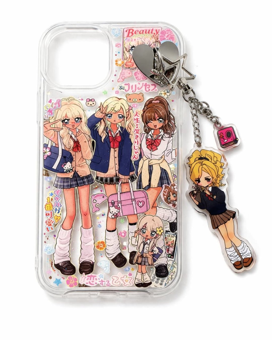 GyaruLab Handmade Shibuya Decora Sticker iPhone Case - GyaruLab
