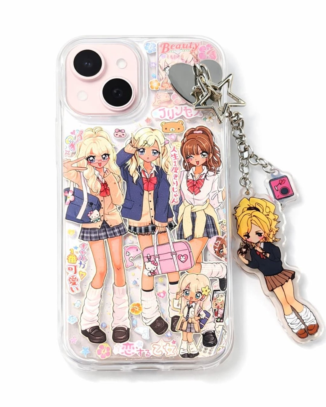 GyaruLab Handmade Shibuya Decora Sticker iPhone Case - GyaruLab