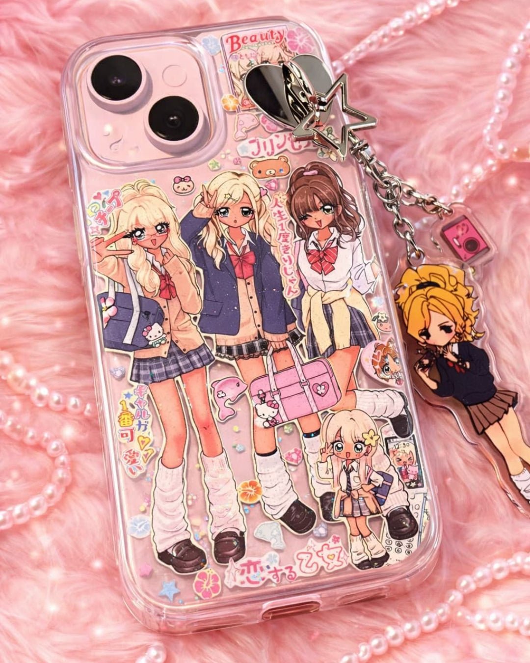 GyaruLab Handmade Shibuya Decora Sticker iPhone Case - GyaruLab