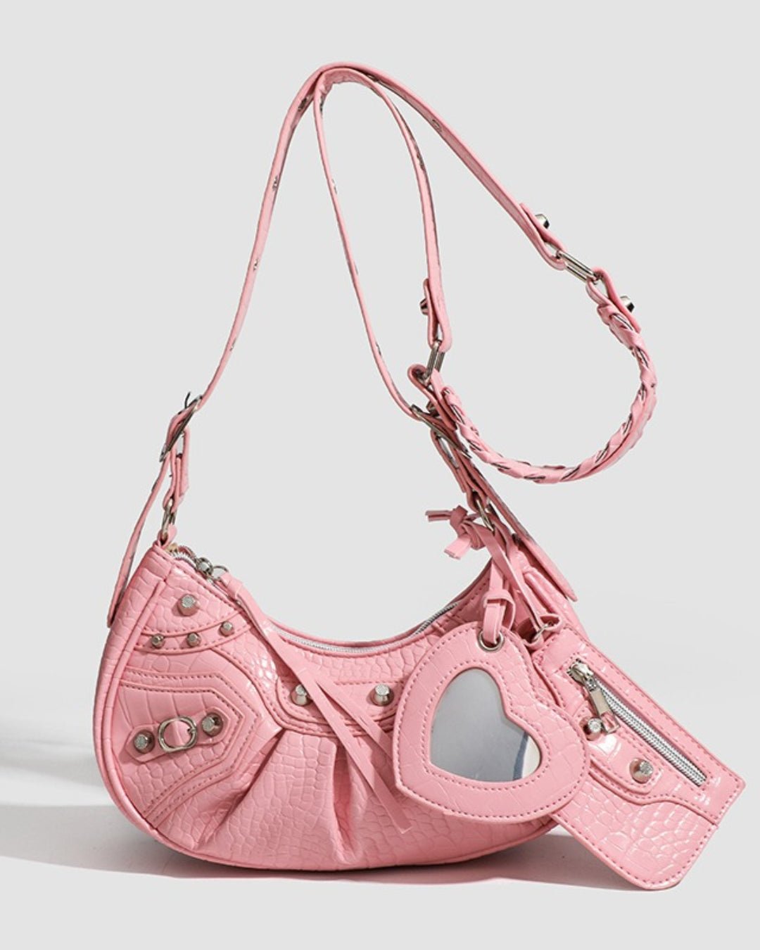GyaruLab Heart Charm Shoulder Bag - GyaruLab