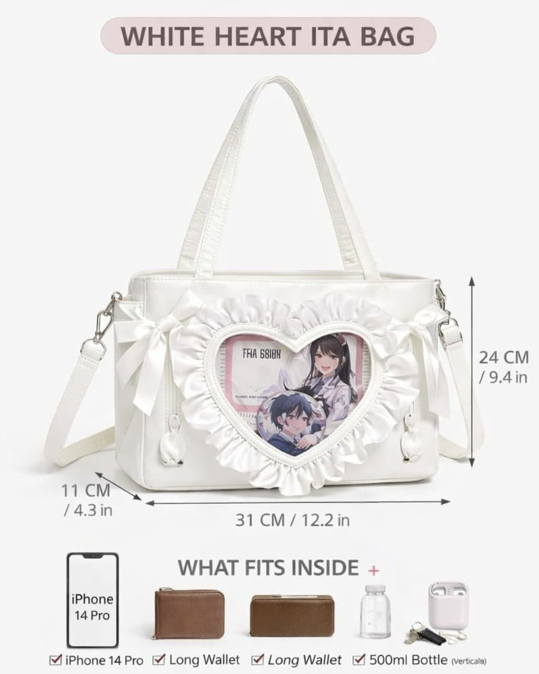 GyaruLab Heart Ita Bag - GyaruLab