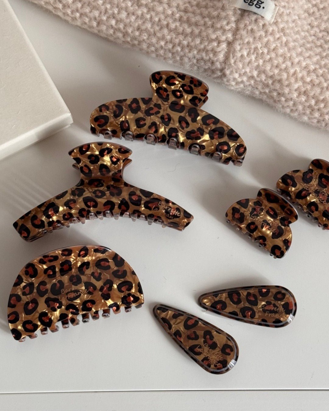 GyaruLab Leopard Butterfly Y2K Hair Claw Clip - GyaruLab