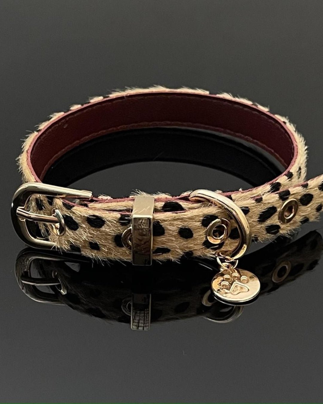 GyaruLab Leopard Fur Choker– Y2K Neck - GyaruLab