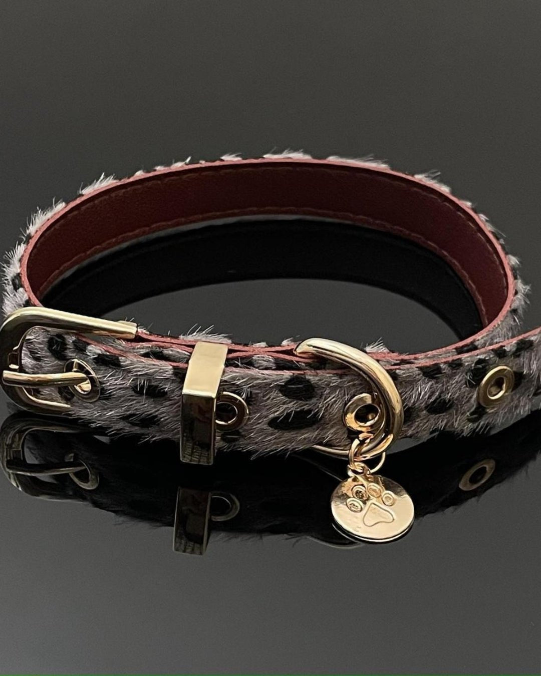 GyaruLab Leopard Fur Choker– Y2K Neck - GyaruLab