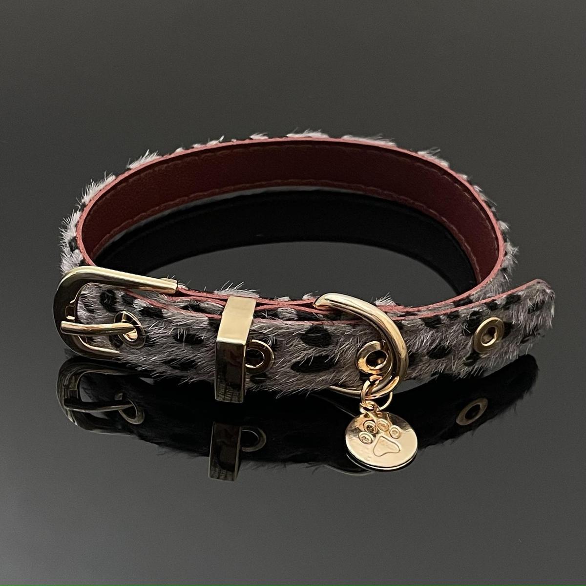 GyaruLab Leopard Fur Choker– Y2K Neck - GyaruLab