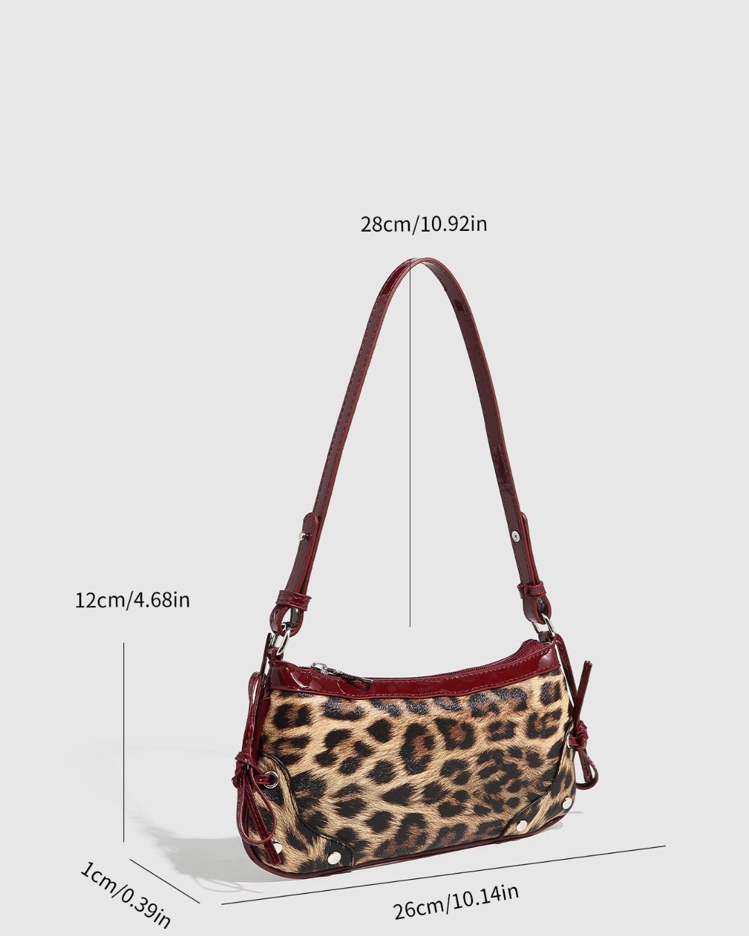 GyaruLab Leopard Print Shoulder Bag - GyaruLab