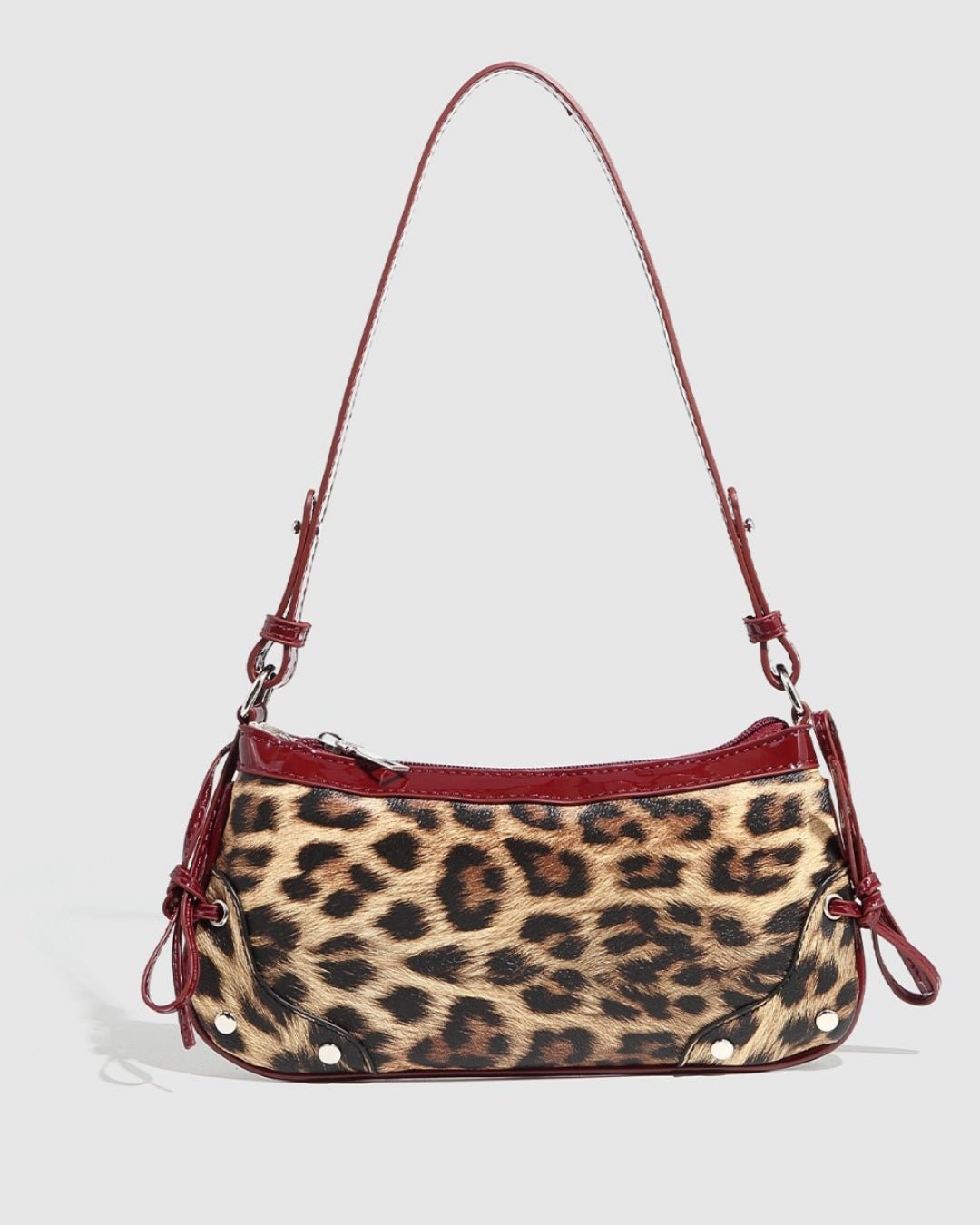 GyaruLab Leopard Print Shoulder Bag - GyaruLab