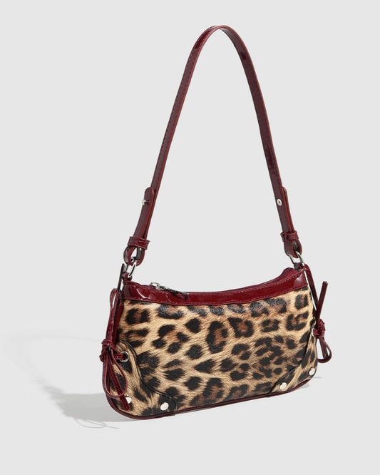 GyaruLab Leopard Print Shoulder Bag - GyaruLab