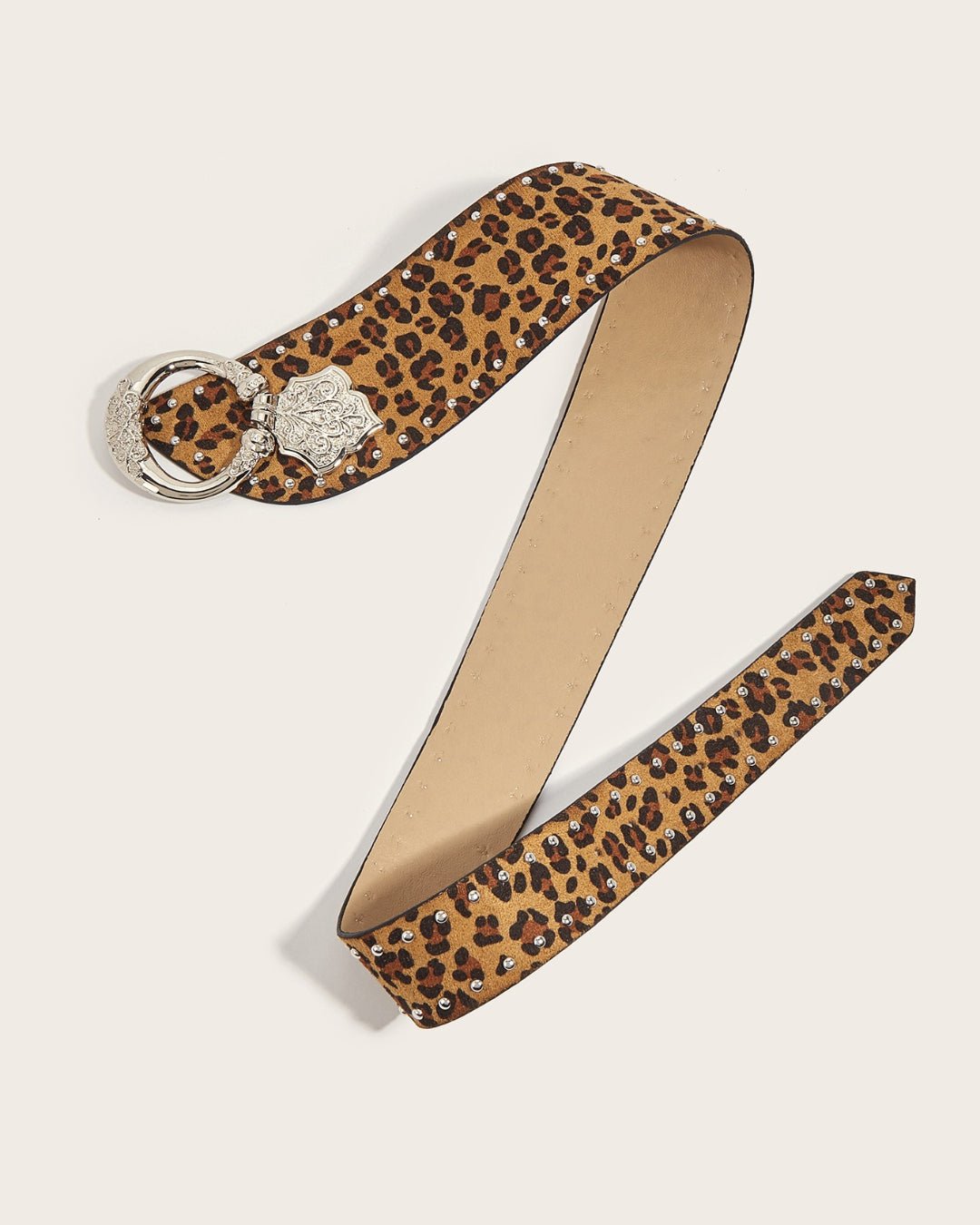 GyaruLab Leopard Studded Wild Statement Waist Belt - GyaruLab