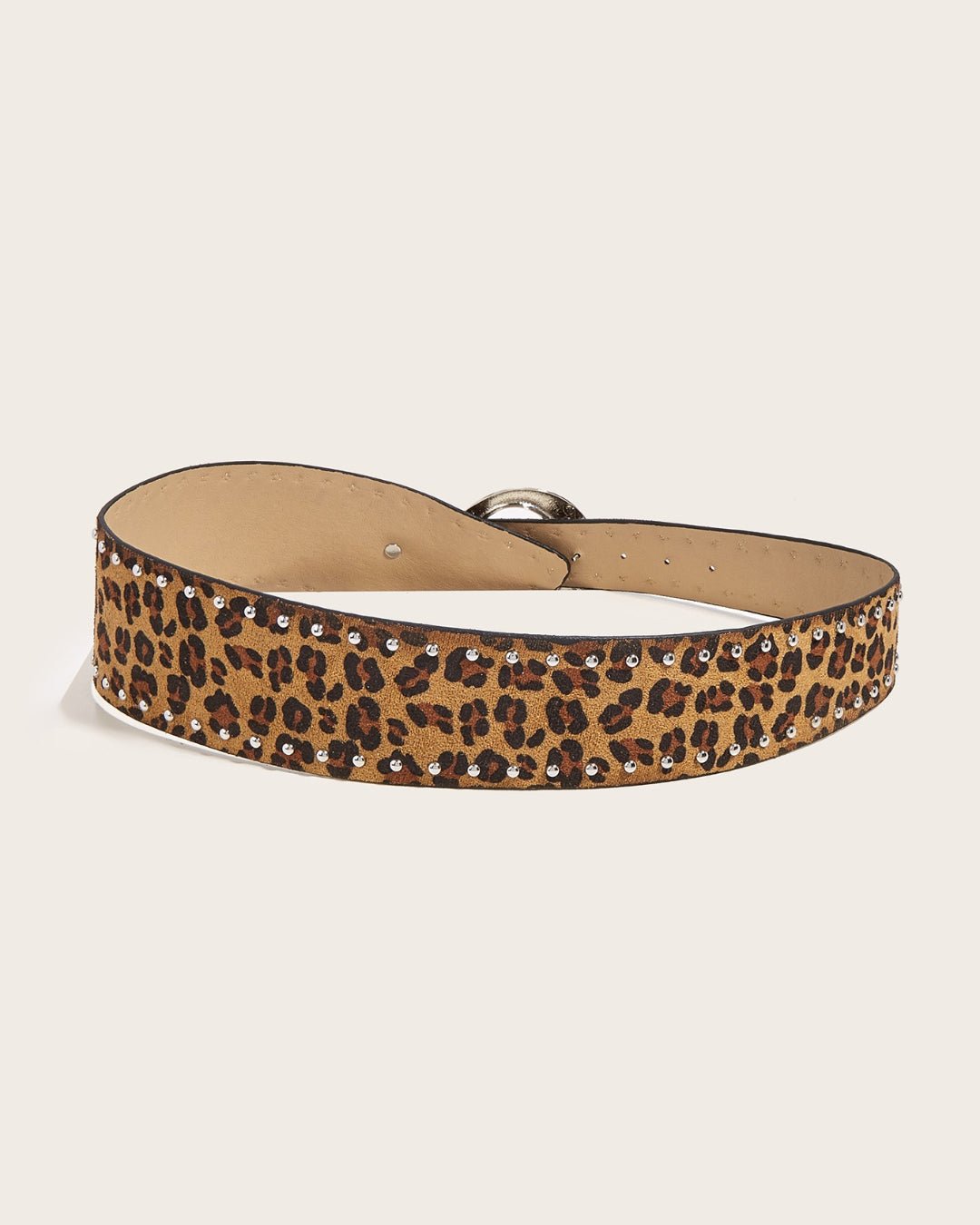GyaruLab Leopard Studded Wild Statement Waist Belt - GyaruLab