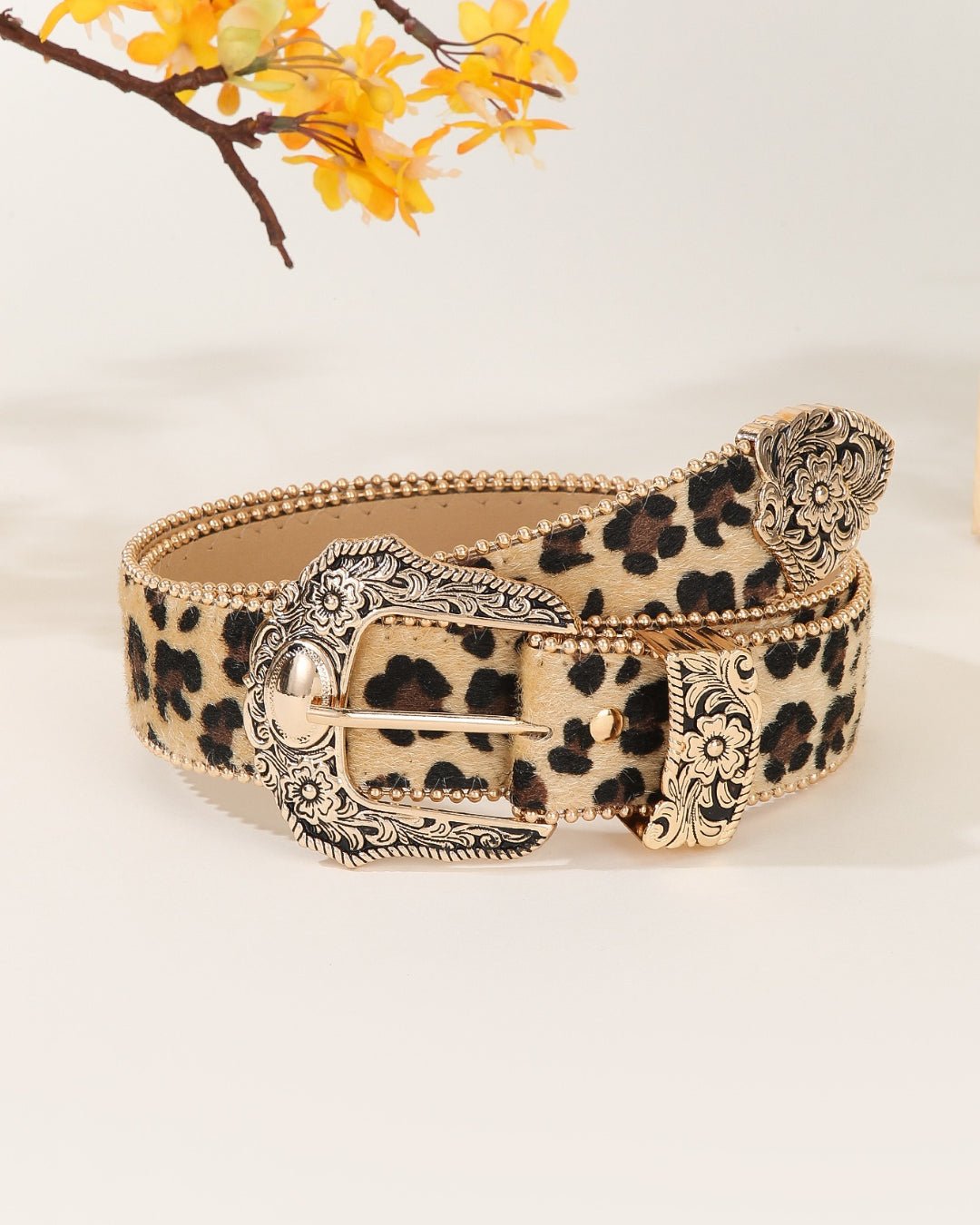 GyaruLab Leopard Western Statement Belt - GyaruLab