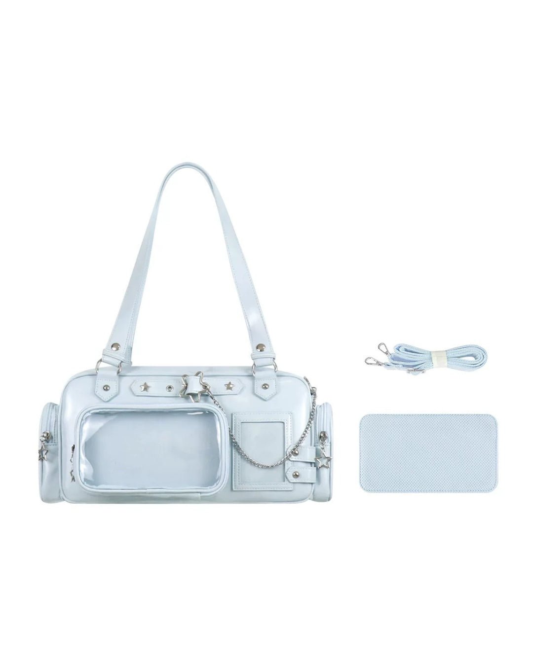GyaruLab Minimalist Clear Pocket Ita Shoulder Bag - GyaruLab