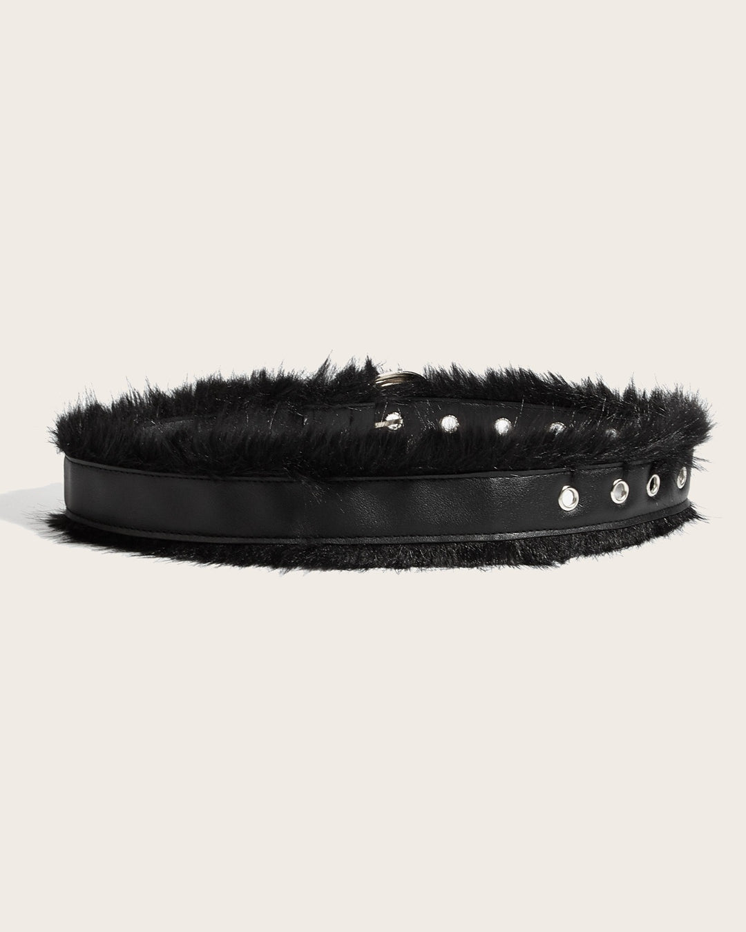 GyaruLab Onee Gyaru Fur Trim Waist Belt - GyaruLab