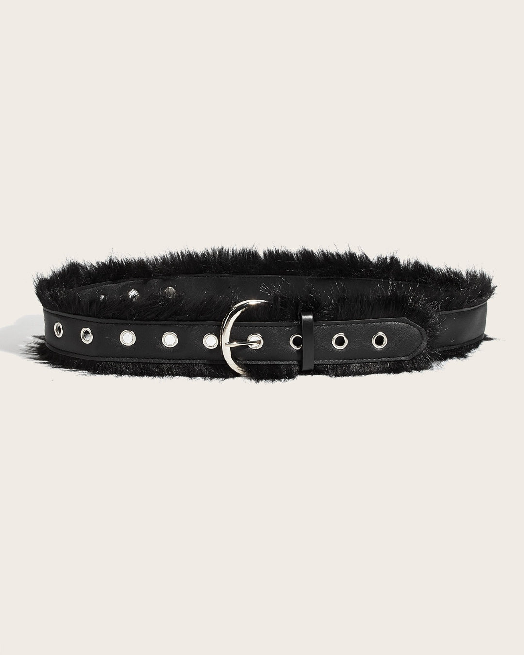 GyaruLab Onee Gyaru Fur Trim Waist Belt - GyaruLab