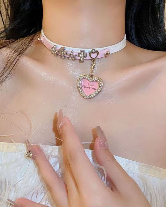 GyaruLab Photo Frame Charm Choker - GyaruLab