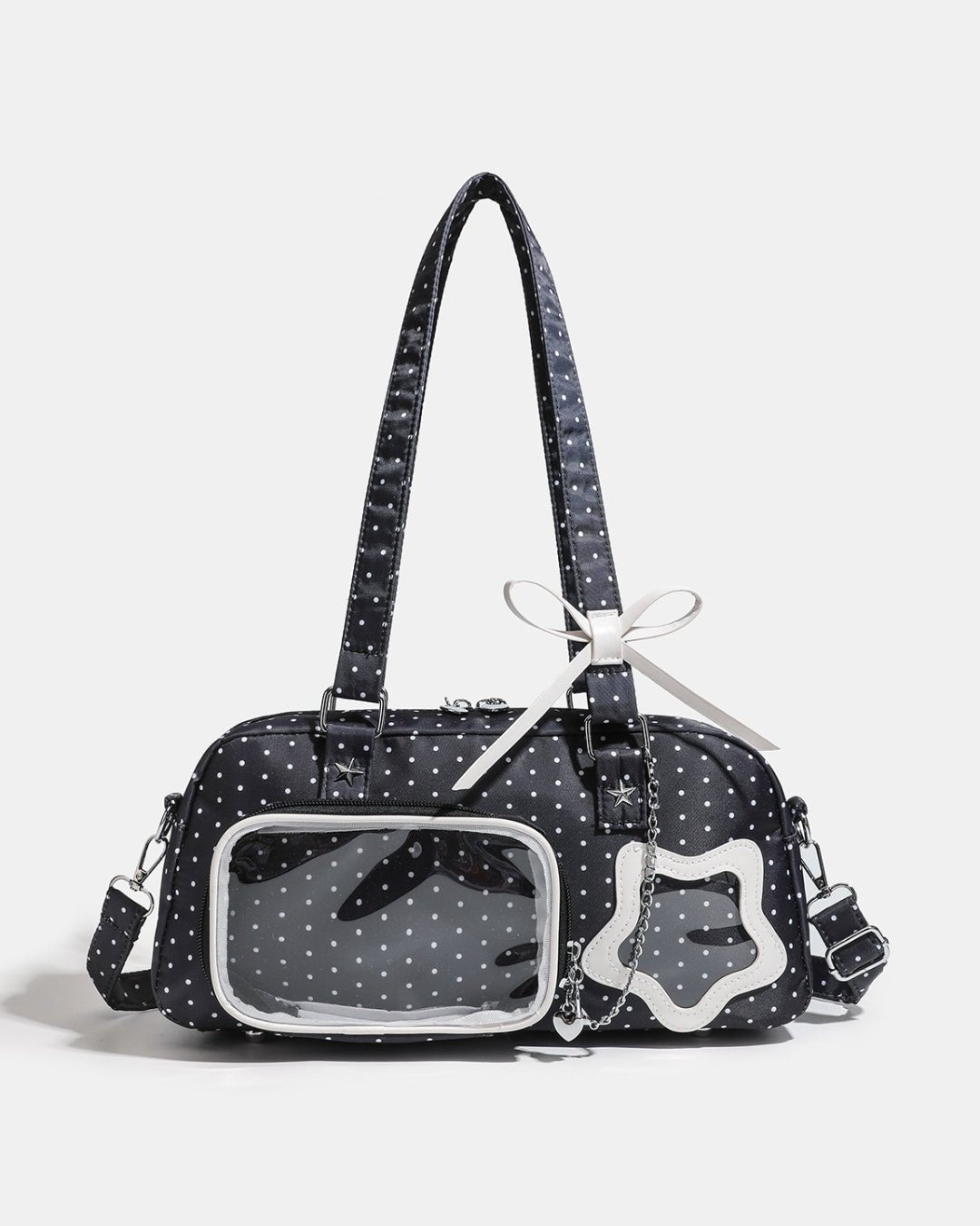 GyaruLab Polka Dot Star Window Ita Bag - GyaruLab