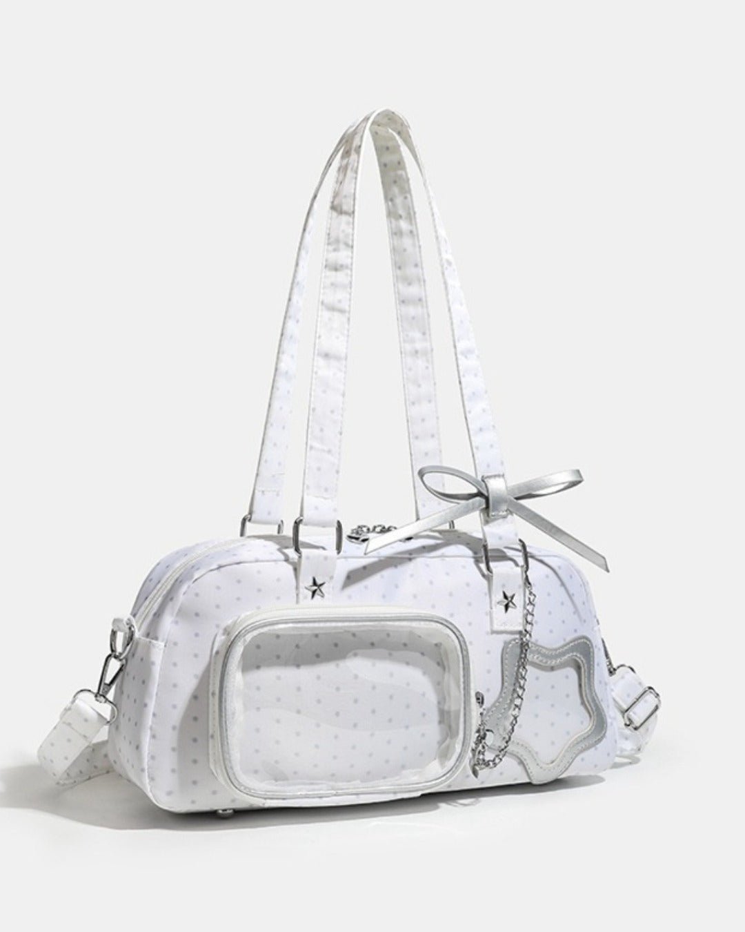 GyaruLab Polka Dot Star Window Ita Bag - GyaruLab