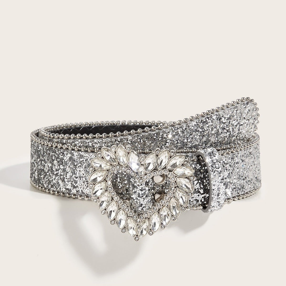 GyaruLab Rhinestone Heart Glitter Belt - GyaruLab