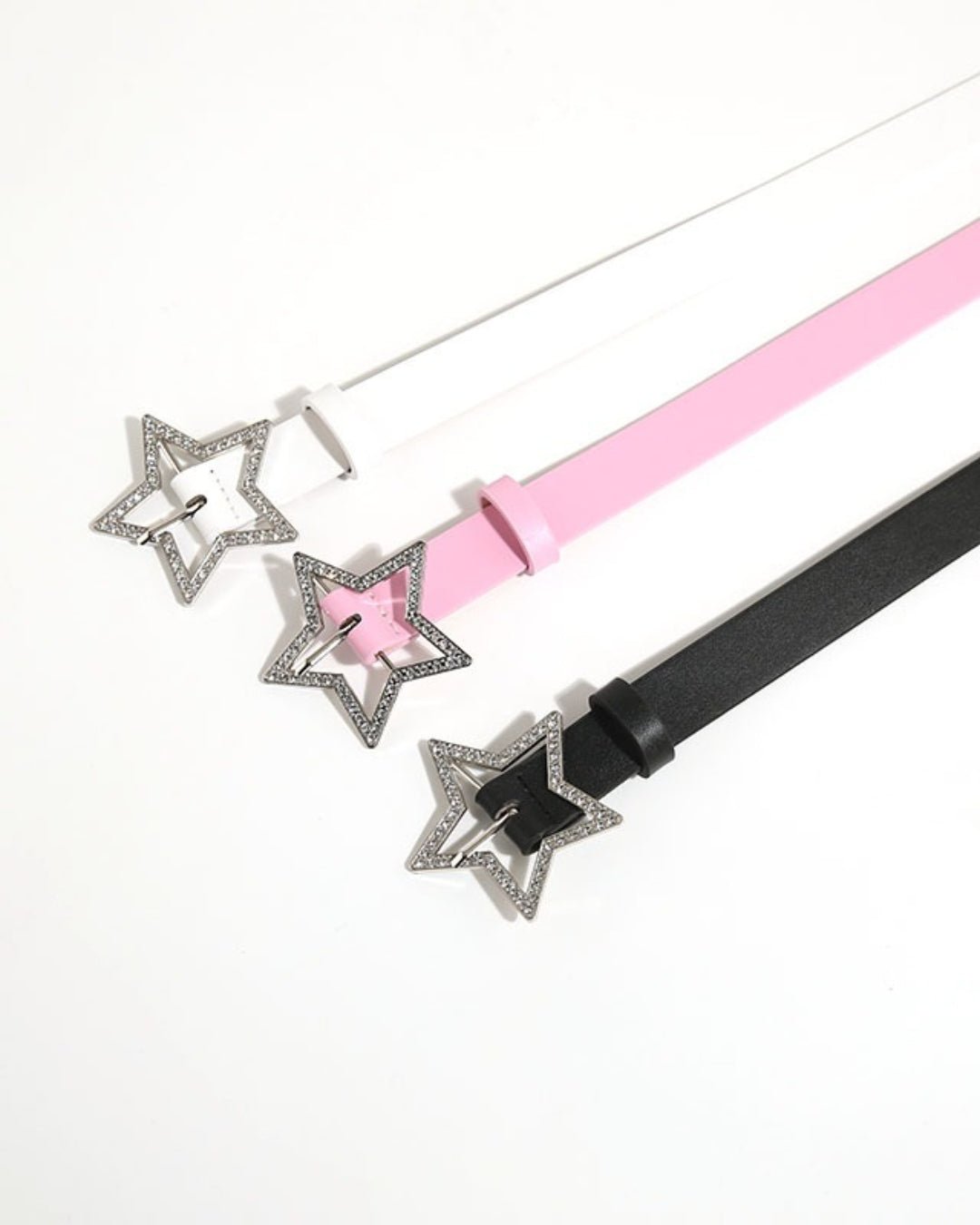 GyaruLab Rhinestone Star Y2K Waist Belt - GyaruLab